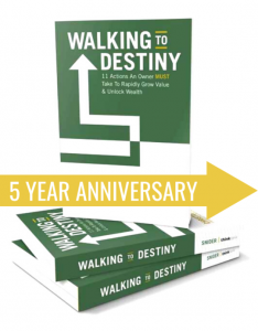 Walking to Destiny Books 5 year anniversary