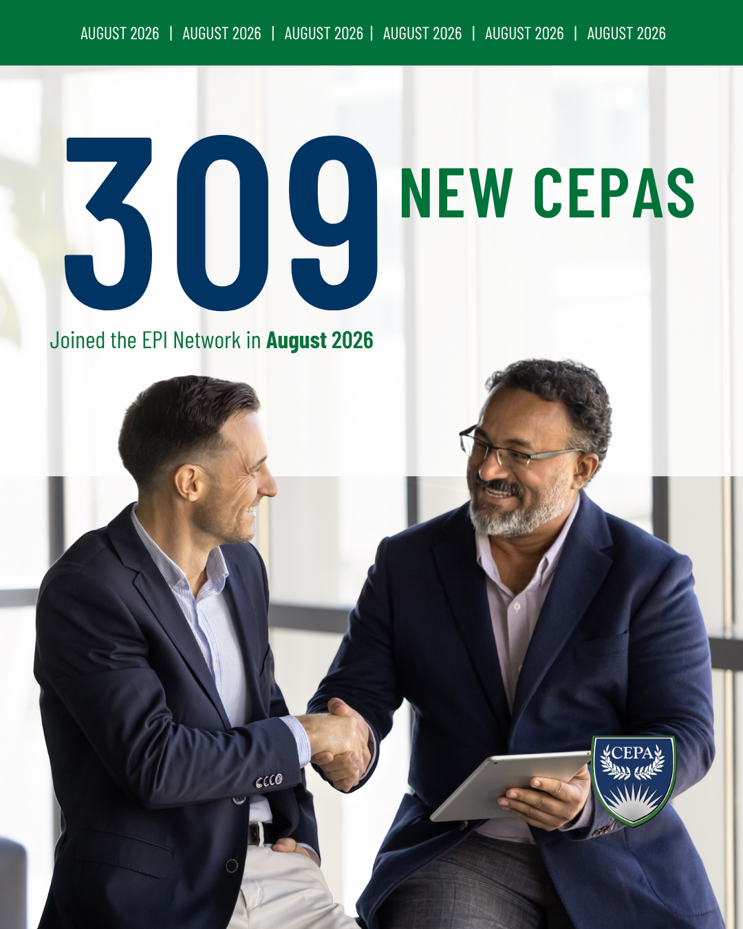 309 CEPAs Join the EPI Network in August 2026